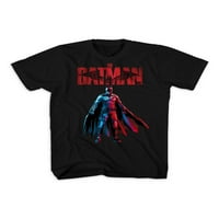 Тениска с къс ръкав на Batman Boys, размери 4-18