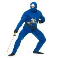 Хелоуин Нинджа отмъстител серия II възрастен костюм - синьо