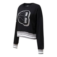 Pro Pro Pro Standard Black Brooklyn Nets размийте пуловер суичър
