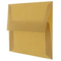 Хартия полупрозрачни пликове, 3 4, кафяви, в опаковка