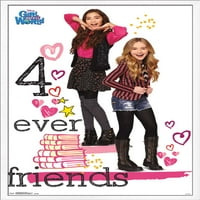Disney Girl среща World - Приятели на Friends Wall Poster, 22.375 34