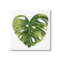 Ступел индустрии Шик зелен монстера къща растение листа ботанически платно стена изкуство, 24, дизайн от Але Сайз студио