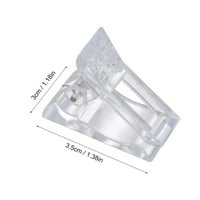 Метър прозрачен гел за нокти Бърза сграда Съвети за нокти клипове пръст удължаване на ноктите UV LED строител скоби маникюр арт