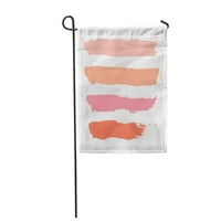 Пастел прах бебе розово оранжев корал тъмна сьомга градински флаг декоративен флаг къща банер