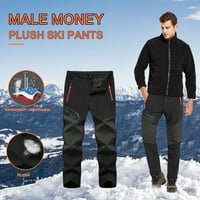 Aueoeo мъже водоустойчиви ветроустойчиви на къмпинг туризъм топли панталони панталони просвет гореща продажба