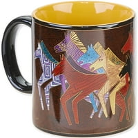 Лоръл Бърч Артистична чаша колекция-родни коне