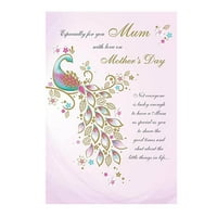 Класическа картичка за Деня на майката мама Regal Publishing Настоящ подарък Цветно стационарно и пликове Мултицвет