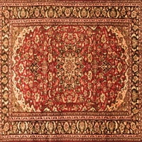 Ahgly Company Indoor Rectangle Persian Orange Traditional Area Rugs, 2 '5'