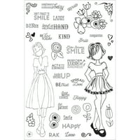 Julie Nutting Planner Clear Stamps 4 x6 -Направете добротата да се случи