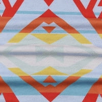 Суичъри на Crewneck Цветни блок отпечатани разхлабени тениски с дълги ръкави ежедневно блуза, светлосиньо, L