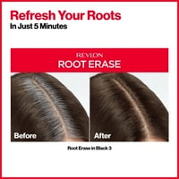 Revlon root изтриване постоянен цвят на косата, тъч багрило, сиво покритие, черно