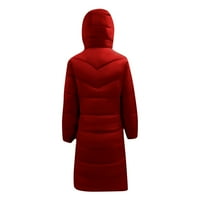Женско памучно яке, средна дължина, отслабване на топла зима на гащеризона