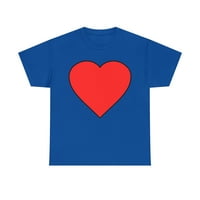 Тениска за рисуване с червено сърце