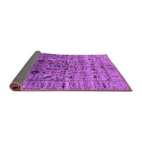 Ahgly Company вътрешен правоъгълник ориенталски лилави килими за индустриална зона, 4 '6'