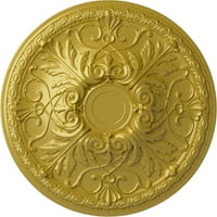Екена мелница 26 од 3 П Тристан таван медальон, ръчно рисувано богато злато