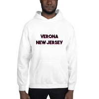 Два тона Verona New Jersey Hoodie Pullover Sweatshirt от неопределени подаръци