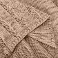 MRAT Лятна жилетка за жени Плетене на разхлабени със средна дължина Слънце Knit Cardigan Женско ледено копринено палто шал хлабав