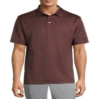 Бен Хоган мъжки и големи мъжки изпълнение къс ръкав текстурирани голф поло риза, до размер 5ХЛ