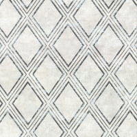Уорнър Дартмут Светло сив мазилка геометрични тапети, 27-в от 27-фута, 60. кв. ФТ