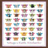 Кийт Кимбърлин - Кученца с пеперуди крила Стенски плакат, 14.725 22.375
