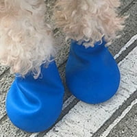 Pets Boots Неплъзгащи се домашни любимци доставя водоустойчиви кучета, които не са хлъзгащи дъждовни обувки за открито - обувки