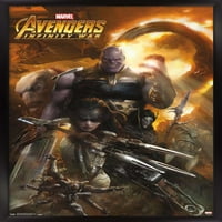 Marvel Cinematic Universe - Avengers - Infinity War - Poster на стената на злата група, 14.725 22.375