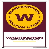 Вашингтон Футболен Отбор-Лого Плакат За Стена, 22.375 34