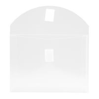 Пластмасови пликове с кука и контур, 5.5х7. 5х1, 12 пакет, прозрачен, разширяване