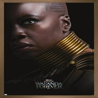 Marvel Black Panther: Wakanda Forever - Okoye One Leets Wall Poster, 22.375 34 рамки