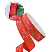 Roll Christmas Ribbon Gift Packaging Riband Printing Ribbon Wrapping Accessore